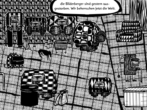 Cartoon: weltherrschaft (medium) by bob schroeder tagged welt,herrschaft,bilderberger,klassenkampf,evolution,sozial,macht