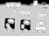 Cartoon: Handyhülle (small) by bob schroeder tagged handy hülle haut mensch menschenhaut menschlich steuerung implantat cyborg