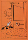 Cartoon: Gilotina (small) by Makhmud Eshonkulov tagged gilotina