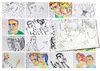 Cartoon: August sketches (small) by PETRE tagged people,sketches,colour,drawings
