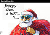 Cartoon: Santa Close Up (small) by PETRE tagged christmas,santa,claus,gifts,weihnacht