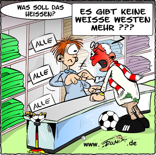 Cartoon: Beckbauer in Nöten (medium) by Trumix tagged beckenbauer,wm2006,honorar,fussball,beckenbauer,wm2006,honorar,fussball,weisse,westen,keine,alle,roter,kopf
