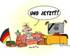 Cartoon: Der Tag danach (small) by Trumix tagged fussball europameisterschaft em yogi jogi löw trummix deutschland fan loch sinnhaftigkeit therapie
