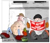 Cartoon: Die fetten Jahre sind vorbei (small) by Trumix tagged fetten,jahre,scholz,aufschwung,abschwung,bundesregierung,armut,altersarmut,obdachlos,bettler,sozialer,frieden,existenzangst