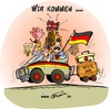 Cartoon: Fussball EM (small) by Trumix tagged fussball europameisterschaft em yogi jogi löw trummix deutschland
