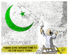 Cartoon: Radical Islam (small) by crowpoint tagged islam,france,terrorism,hate