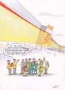 Cartoon: aktivmöbel (small) by Petra Kaster tagged urlaub,ferien,reissen,möbeldiscounter,gruppenreisen,wandern,tourismus