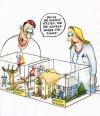 Cartoon: Nachbarn (small) by Petra Kaster tagged nachbarn,verhaltensforschung,zoologie,psychologie,kleinstadt,provinz