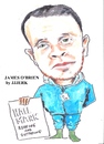 Cartoon: JAMES O BRIAN (small) by jjjerk tagged james,brien,cartoon,cork,irish,ireland