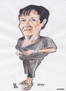Cartoon: Sally (small) by jjjerk tagged sally,cartoon,caricature,artist,irish,ireland,painter,famous