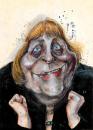 Cartoon: Angela Merkel (small) by Hoppmann tagged kanzlerin,politik,angie