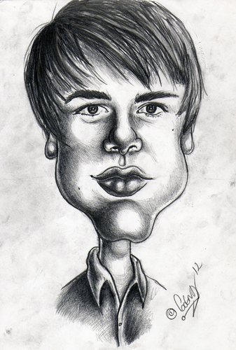 Cartoon: Justin Bieber (medium) by gogna caricaturas tagged justin
