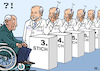 Cartoon: 3. Stich (small) by RachelGold tagged pandemie,covid,19,corona,vaczine,gentechnik,gentherapie,booster,immunität,big,pharma,endlosschleife