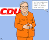 Cartoon: CDU-Chef? (small) by RachelGold tagged deutschland,wahl,2021,cdu,laschet,merkel,regierungsverhandlungen,hoffnung,verzweiflung