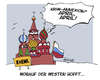 Cartoon: Aprilscherz (small) by FEICKE tagged ukraine,krise,russland,putin,krim,annexion,hoffnung,april,aprilscherz