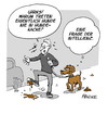 Cartoon: Bürgersteigfragen (small) by FEICKE tagged hund,herrchen,gassi,gassigehen,hundekot,haufen,kacke,leine,fragen,haustier