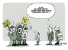 Cartoon: Provokation (small) by FEICKE tagged clausnitz,flüchtling,polizei,gewalt,hob,rechtsradikalisums,rechtsextremisnus,nazis