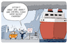 Cartoon: Umweltzone (small) by FEICKE tagged hamburg,umwelt,zone,diesel,fahrverbot,klima,skandal