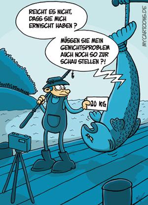 Cartoon Angler