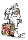 Cartoon: prohibido (small) by martirena tagged turismo,prohibicion