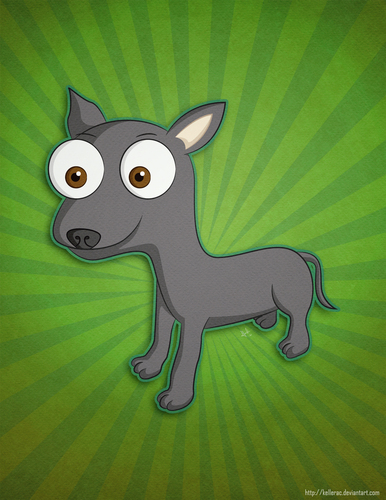 Cartoon: A random Xoloitzcuintli (medium) by kellerac tagged kellerac,mexican,perro,dog,caricatura,cartoon,xoloitzcuintli