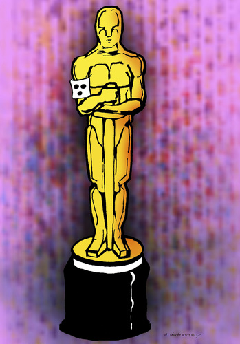 Cartoon: Oscar (medium) by Dubovsky Alexander tagged oskar,cinema,awards