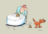Cartoon: goodies (small) by Dubovsky Alexander tagged dog,food,service,restaurant