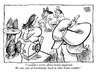 Cartoon: Deported (small) by carol-simpson tagged immigrants sweatshops labor