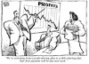 Cartoon: Shared Sacrifice (small) by carol-simpson tagged debt,workers,companies,economy,labor