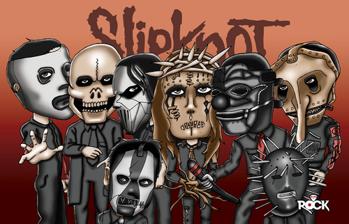 Cartoon: slipknot (medium) by mitosdorock tagged slipknot