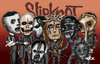 Cartoon: slipknot (small) by mitosdorock tagged slipknot