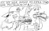 Cartoon: Burger (small) by Jan Tomaschoff tagged mittelschicht