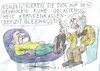 Cartoon: Gelassenheit (small) by Jan Tomaschoff tagged gesundheit,krankenkasse,defizit,stress