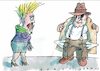 Cartoon: Huch (small) by Jan Tomaschoff tagged überraschung,schock