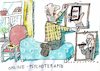 Cartoon: Psychotrherapie online (small) by Jan Tomaschoff tagged psychotherapie,begegnung,internet,app,handy