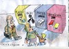 Cartoon: Sparbücher (small) by Jan Tomaschoff tagged zinsen,sparen,geldschwemme