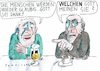 Cartoon: Toleranz (small) by Jan Tomaschoff tagged glaube,intoleranz,fanatismus