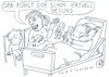 Cartoon: virtuell (small) by Jan Tomaschoff tagged krankheit,gesundheit,virtuelle,realität