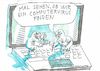 Cartoon: Virus (small) by Jan Tomaschoff tagged viren,computer,medizin