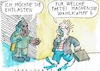 Cartoon: Wahlkampf (small) by Jan Tomaschoff tagged wahl,finanzen,versprechen,entlastung