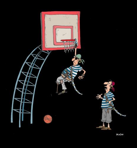 Cartoon: basketball (medium) by draganm tagged basketball