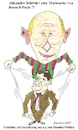Cartoon: Marionette auf Russisch (small) by quadenulle tagged politik,russland,putin,marionette,wirtschaft,lobbyismus,altkanzler,schröder,rosneft