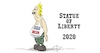 Cartoon: 051120statueofliberty (small) by Marcus Gottfried tagged us,wahl,trump,biden,bier,barbecue,freedom,freiheitsstatue,statue,of,liberty