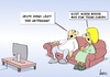 Cartoon: EuropaTV (small) by Marcus Gottfried tagged europa,fernseher,tv,sendung,der,untergang,programm,krise,bankenkrise,bank,währung,langeweile,esm,esfs,rettungsschirm,griechenland,union,währungsunion
