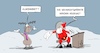 Cartoon: Xmaskurzarbeit (small) by Marcus Gottfried tagged kurzarbeit,corona,weihnachtsmarkt,absage,impfung,3g,2g