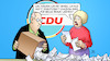 Cartoon: CDU-Auszählung (small) by Harm Bengen tagged cdu,mitgliederbefragung,braun,merz,röttgen,parteivorsitz,wahl,auszählung,mutti,merkel,kreis,harm,bengen,cartoon,karikatur