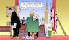 Cartoon: Davis wirft das Handtuch (small) by Harm Bengen tagged brexit,minister,davis,zurückgetreten,may,uk,gb,handtuch,harm,bengen,cartoon,karikatur