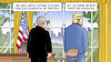 Cartoon: Drei Kugeln Eis (small) by Harm Bengen tagged entscheidung,klimapolitik,president,präsident,trump,pariser,klimaschutzabkommen,klimawandel,kugeln,eis,dessert,nachtisch,harm,bengen,cartoon,karikatur