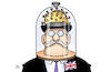 Cartoon: GB-Käseglocke (small) by Harm Bengen tagged käseglocke,virus,corona,isolation,abschottung,melone,grossbritannien,uk,gb,harm,bengen,cartoon,karikatur