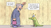 Cartoon: Groko-Grösse (small) by Harm Bengen tagged grösse,groko,gross,europawahl,krokodil,verletzungen,krank,susemil,zaun,harm,bengen,cartoon,karikatur